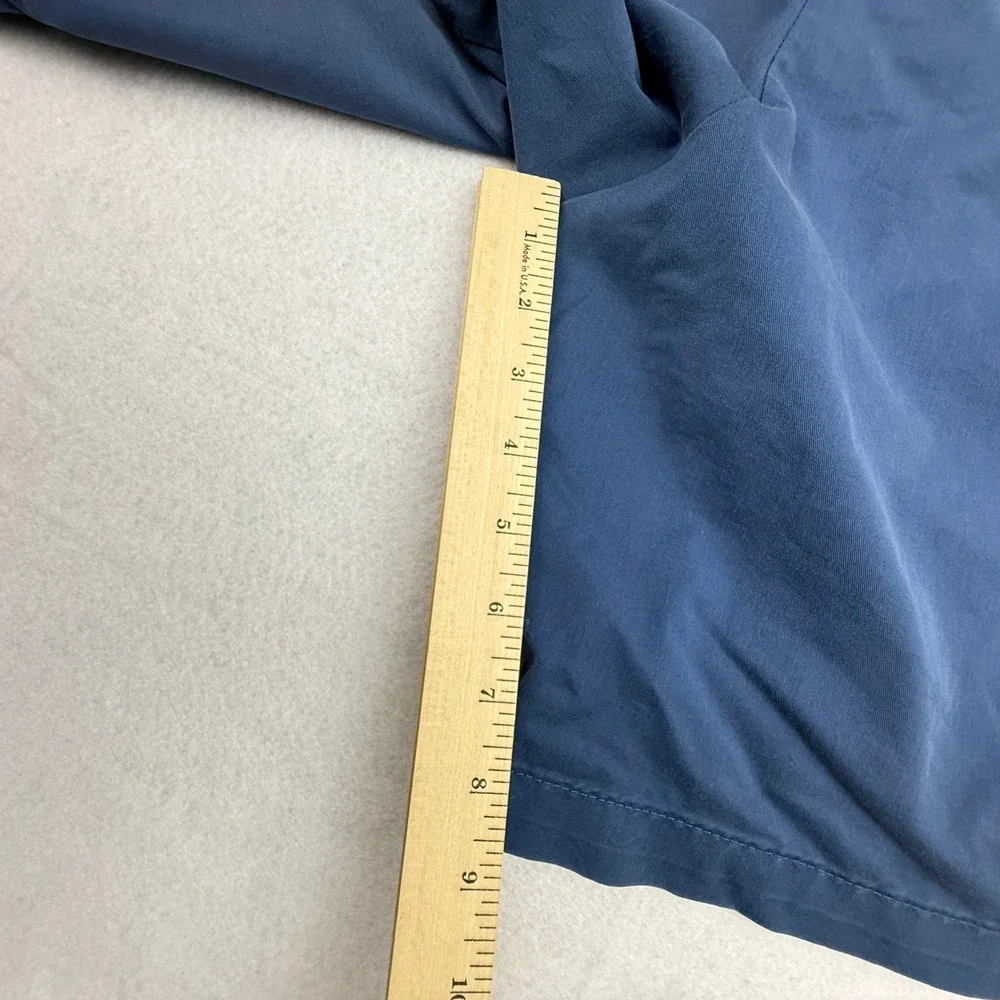Banana Republic Core Temp Short Mens 38 Blue Chino Casual Lightweight Stretch